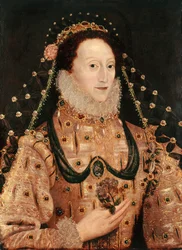 Portret van Elizabeth I (1533-1603) ca. 1575-80
